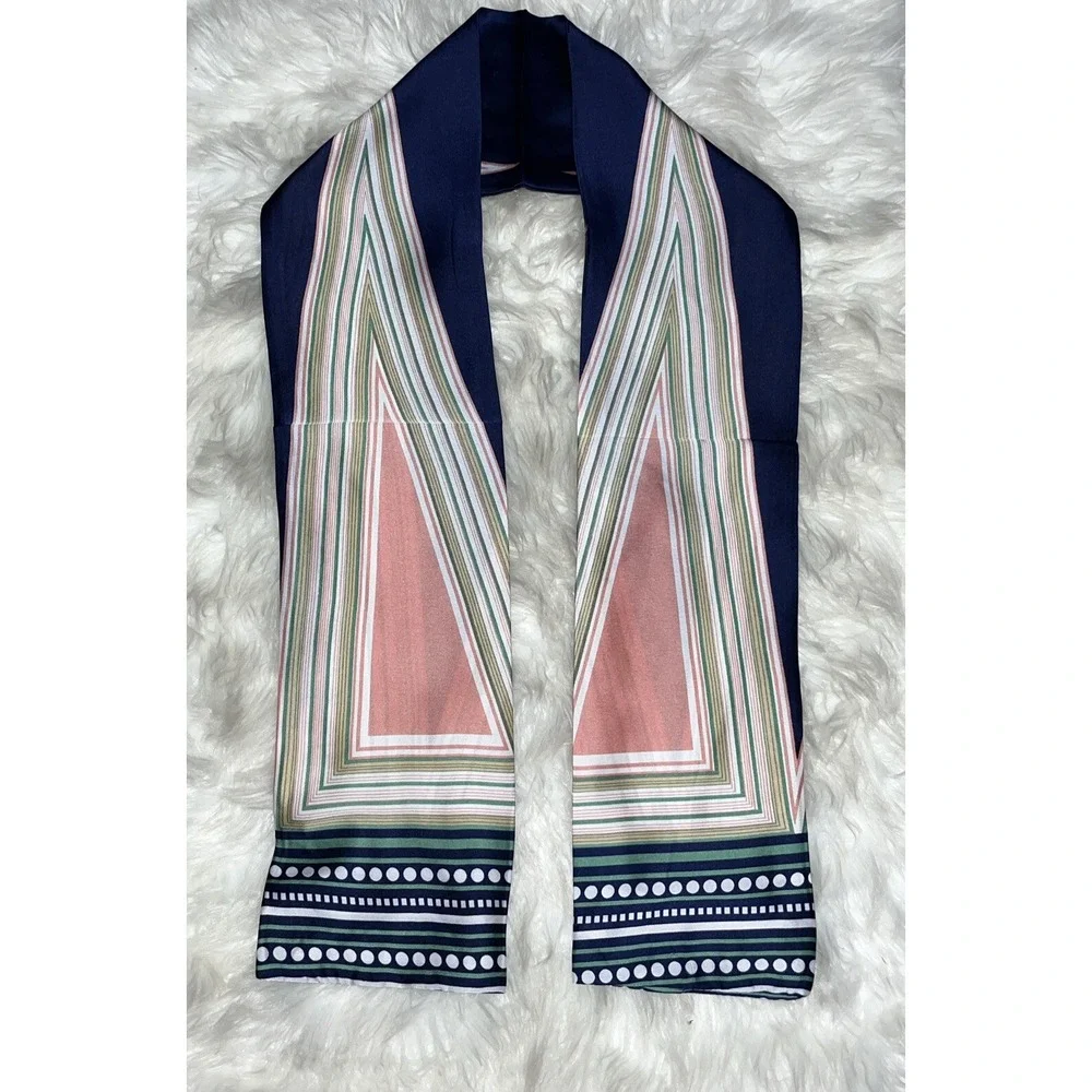 Women's Satin‎ Scarf Pink Blue Neck Wrap Silky Soft Dainty Christmas Gift